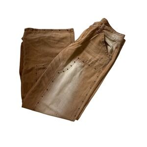 MUSE A MUSE IN NY Pants Brown Studded Trim Detail Streetwear Style Jeans Size 28